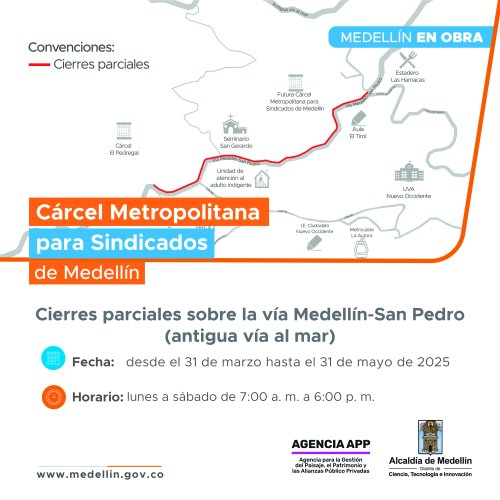 Cierres en la antigua vía al mar